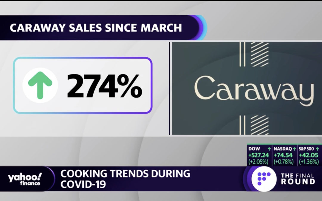 Caraway | Yahoo! Finance: “Cookware startup Caraway sees 274% increase in sales since March”